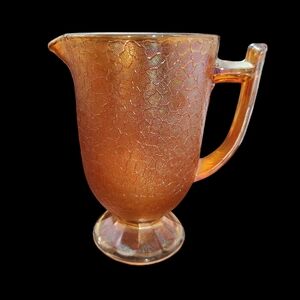 Vintage Glass Water Pitcher